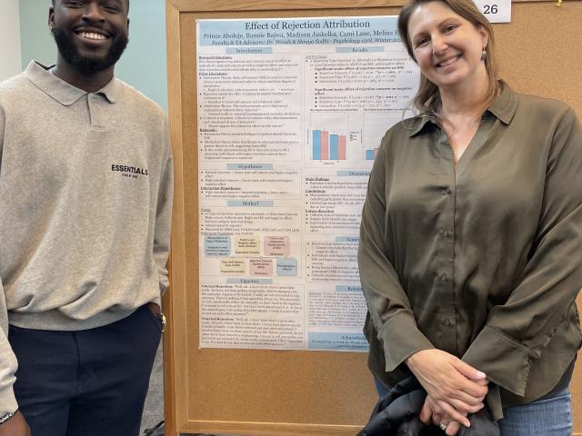 Left to right: Prince Aboloje & Vanessa Woods