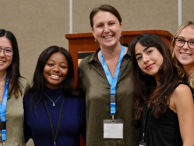 Left to right: Emily Yi, Zandile Makatini, Vanessa Woods, Jess Taghizadeh, Hunter Kelly