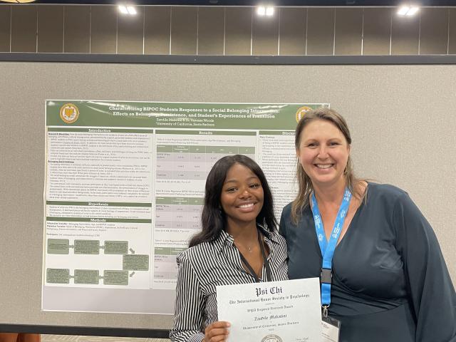 Left to right: Zandile Makatini and Vanessa Woods