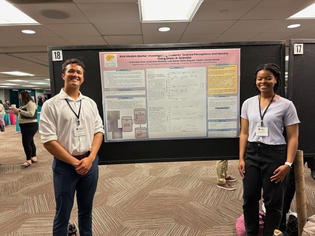 Left to right: Luke Winter, Chiamaka Utom