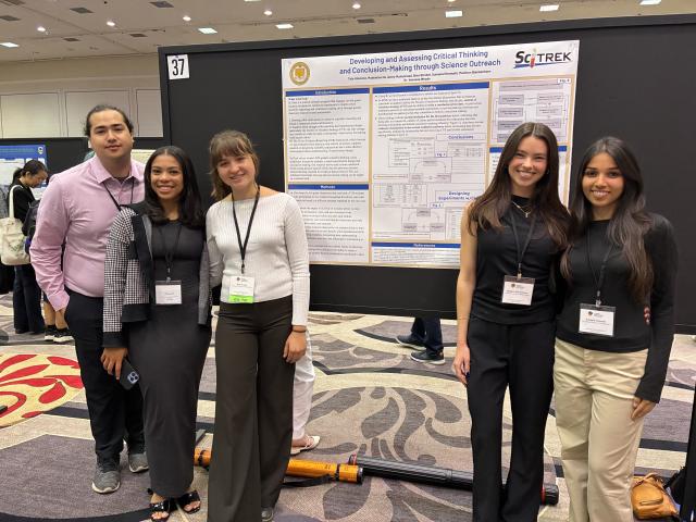 Left to right: Tate Universe, Avery Mohammad, Bina Strukel, Madison Blankenhorn, Sumana Hiremath